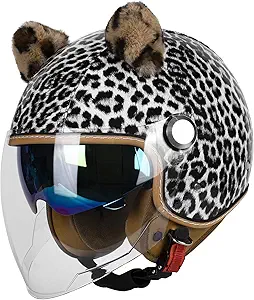 Motorcycle Full Face Helmet for Adults Women