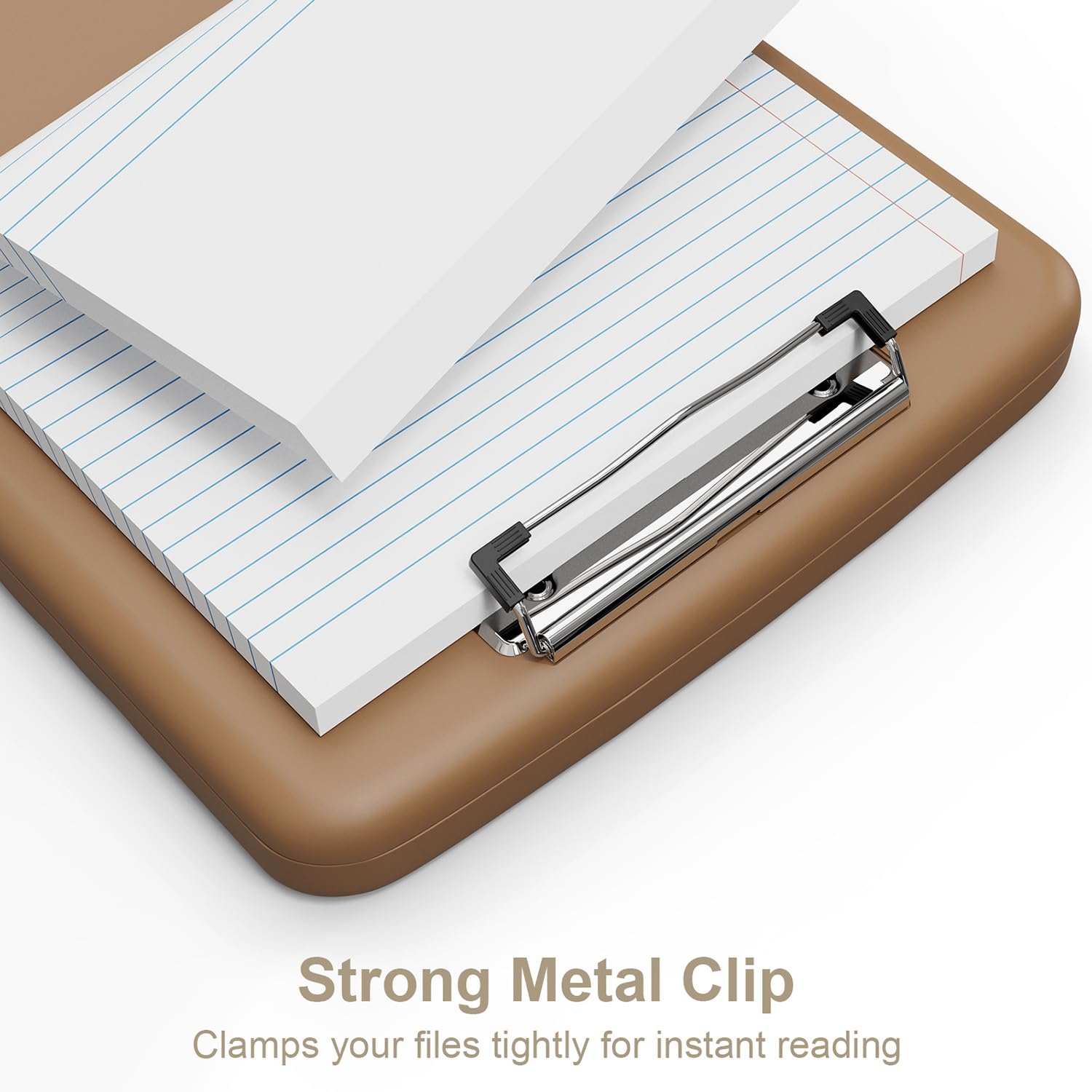 Piasoenc Clipboard with Storage, 8.5x11 Storage Clipboards with Pen Holder and A4 Legal Paper Folder, Heavy Duty Plastic - Image 4