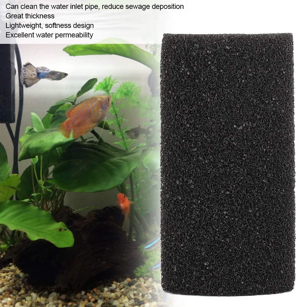 5 stuks aquariumfilter media actieve kool spons pad vervanging filter schuim gesneden om te passen 5.1x5.1x0.4 inch aquarium verwarming licht thermometers planten luchtpomp