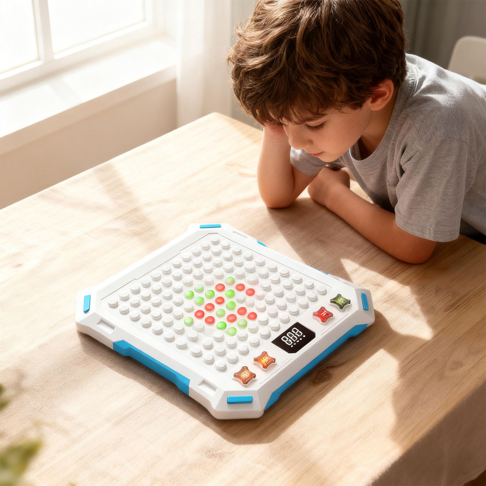 Giocattolo didattico in plastica con 14 Giochi, Blue