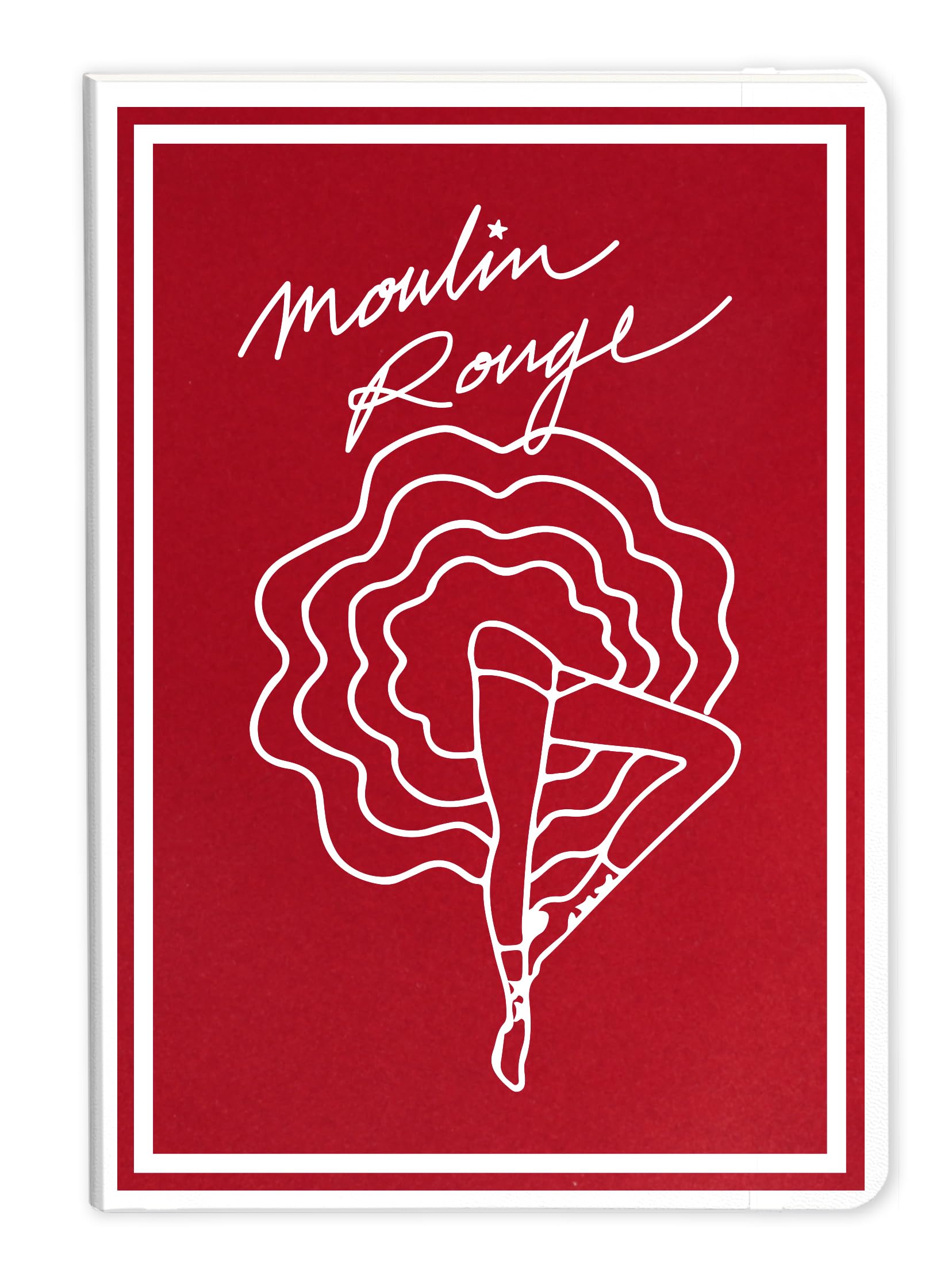 Clairefontaine 812436C - Moulin Rouge Softback Notebook - A5 14,8x21cm - 128 Lined Pages White Paper 90g - Moulin Rouge Collection - 2 visuals, Random delivery