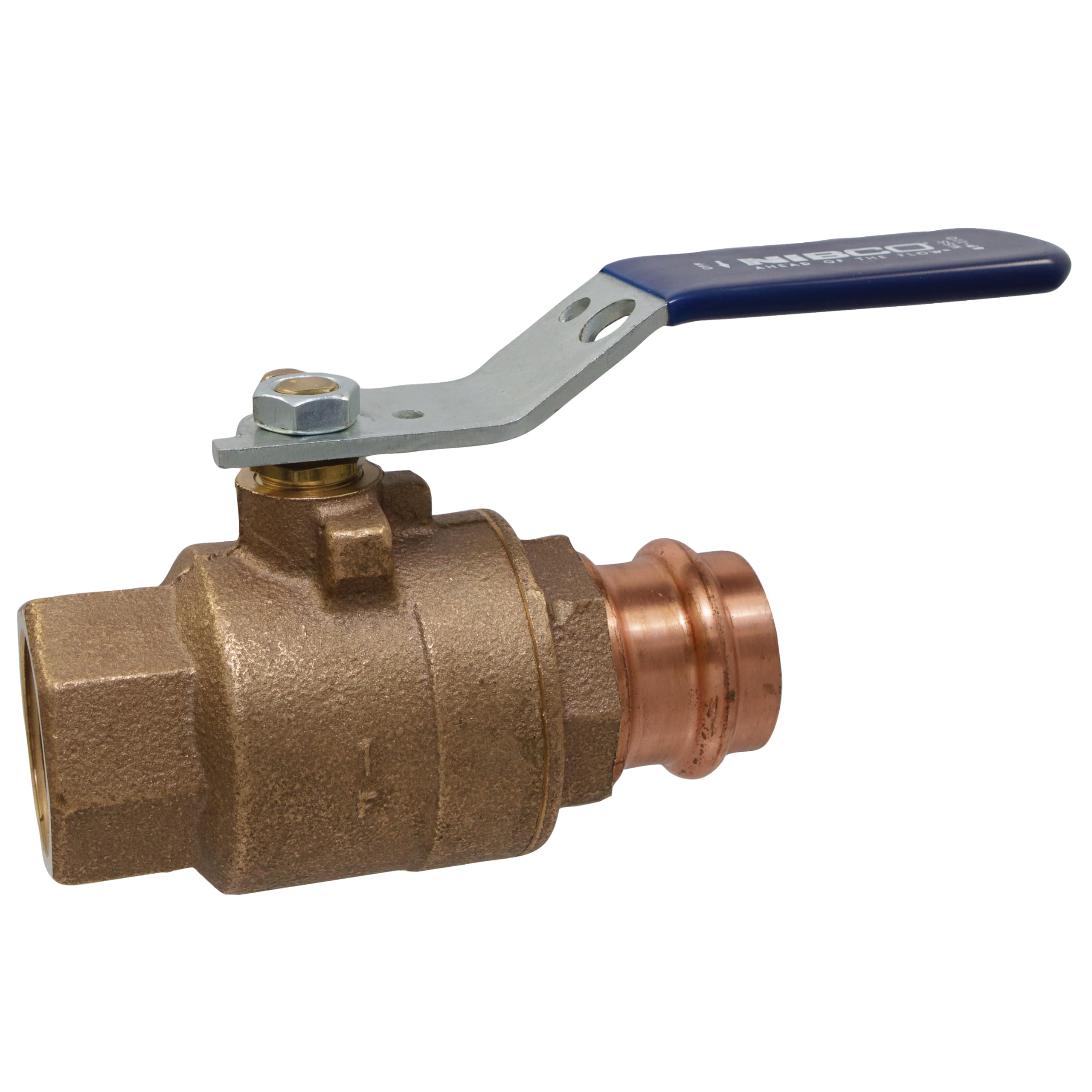 Robinet en bronze NIBCO TPC-585-70-66-NS à passage intégral fileté