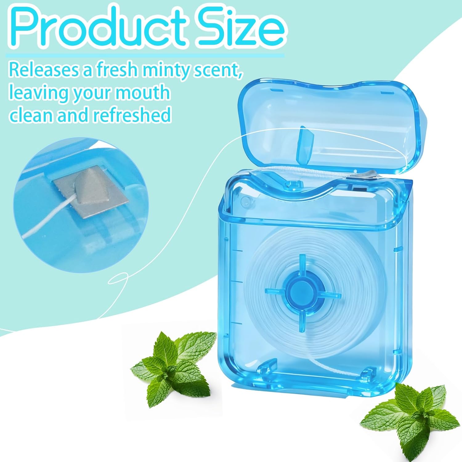 104 Pcs Dental Floss Bulk 50m Each Travel Oral Care Dental Mint Flavored Flossfor Gum and Teeth Protection(Colorful)