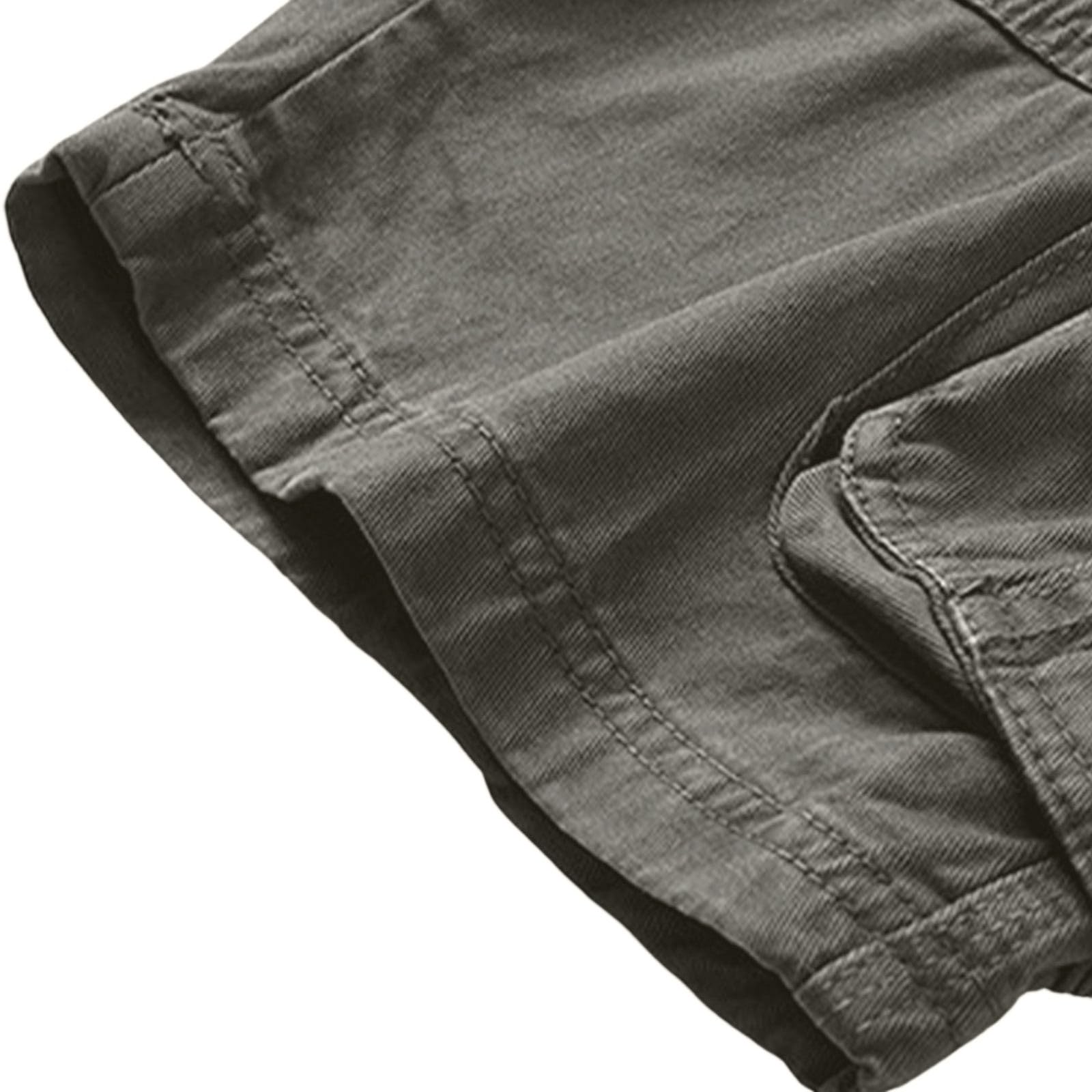 Bermuda Long Homme,Baggy Multi-Poches Souple Tendances Sécurité Jogging Fitness Militaire Salopette Short De Travail Homme,Grande Taille Legere Respirantes Cargo Chantier Vêtements
