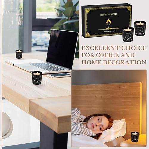 Miniatura 4 de Juego de 16 velas perfumadas de regalo, velas inspiradoras para el hogar, perfumadas a granel, fragancia fuerte de cera de soja, juego de velas para