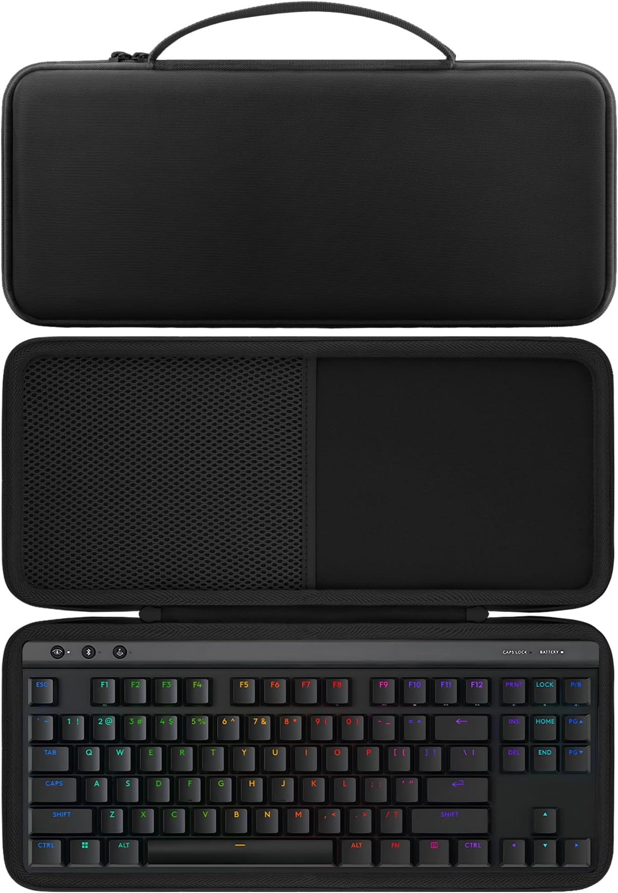 Case Hard Case for Logitech G 515 TKL/G 915 TKL Tenkeyless Lightspeed Wireless RGB Mechanical Gaming Keyboard (Case Only, Keyboard Not Included)