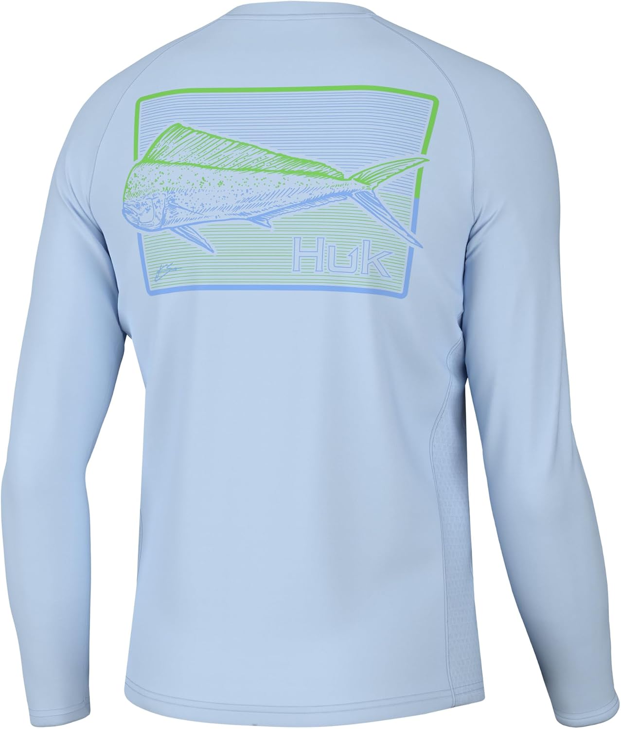 HUK Men's Kc Scott Graphic Pursuit Shirt, Performance Fishing Shirt