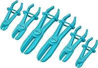 Vista 10 de DURATECH Juego de 3 alicates de sujeción de manguera, alicates de pellizco de manguera con ángulo de 90 grados, juego de alicates de sujeción