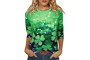 Women's St. Patrick's Day T-Shirts - Festive Clover Graphics for a Lucky Season