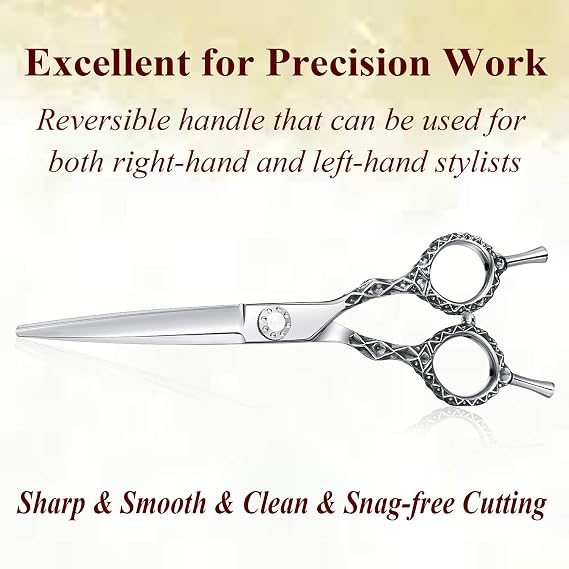 JASON Hair Cutting Scissors Shears - 6 Professional Barber Scissor