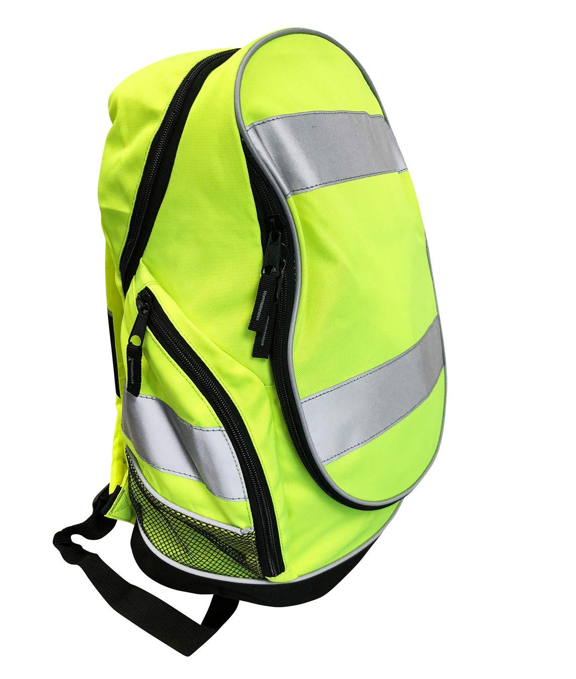 SO SAFE TILLTOO HI VIS BACKPACK RUCKSACK COMPLETE WITH BLACK TRIM AND REFLECTIVE TAPES