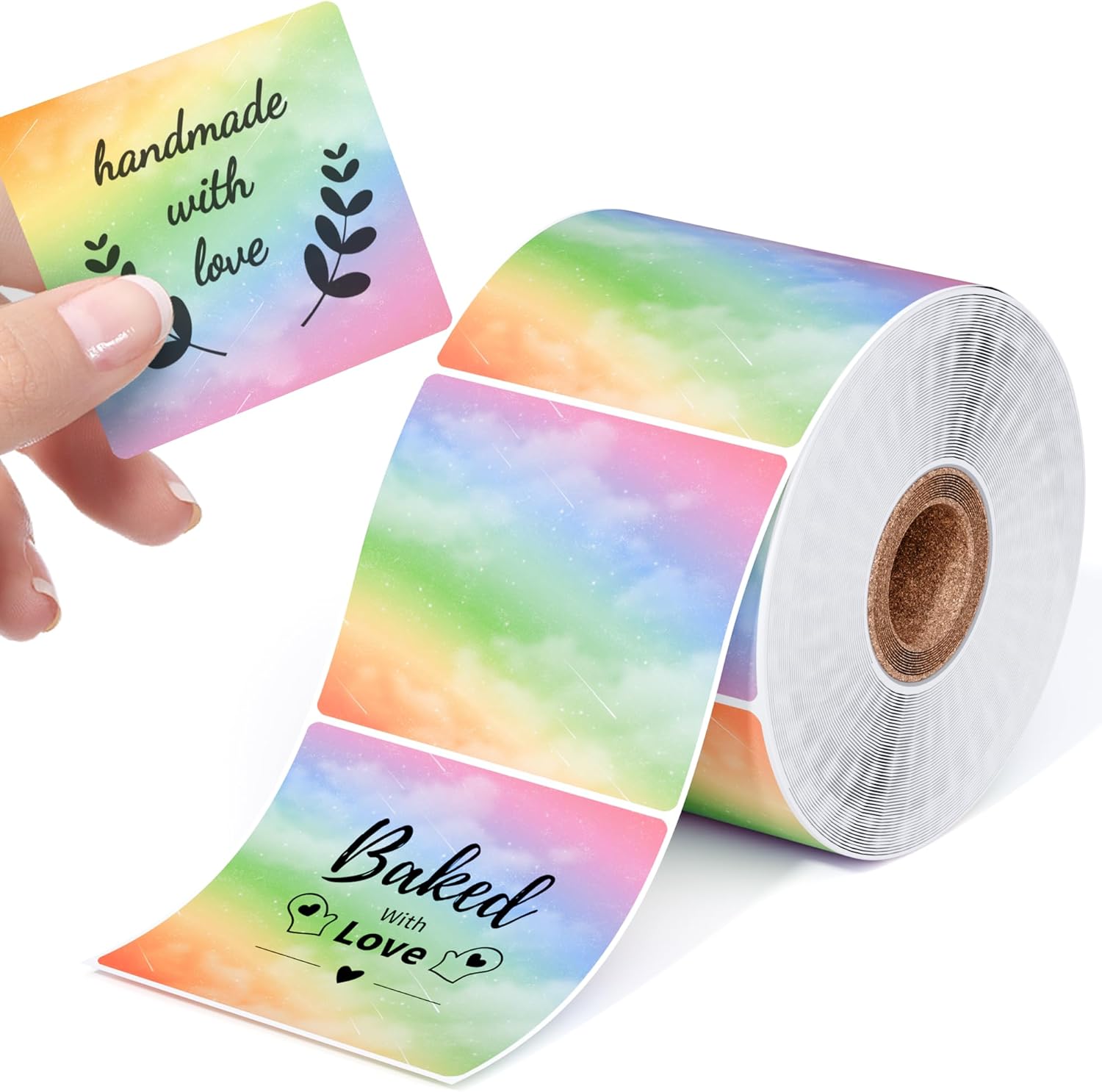 Phomemo Etiquetas cuadradas coloridas de cielo estrellado 2 