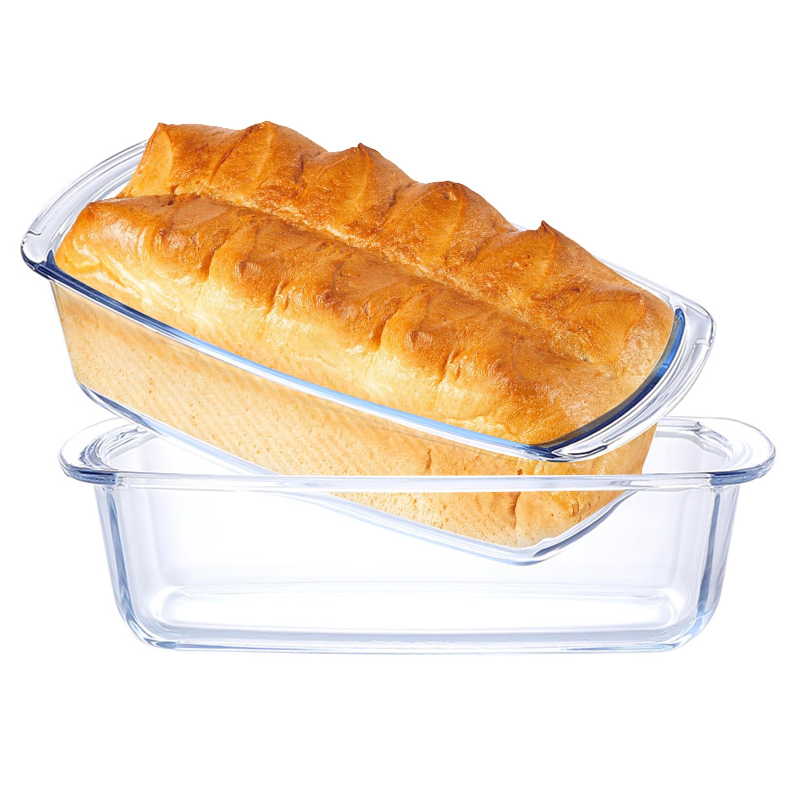Szklana forma do chleba i bochenka, 2 sztuki, szklane formy do pieczenia chleba bananowego, bochenka mięsa, ciasta funtowego