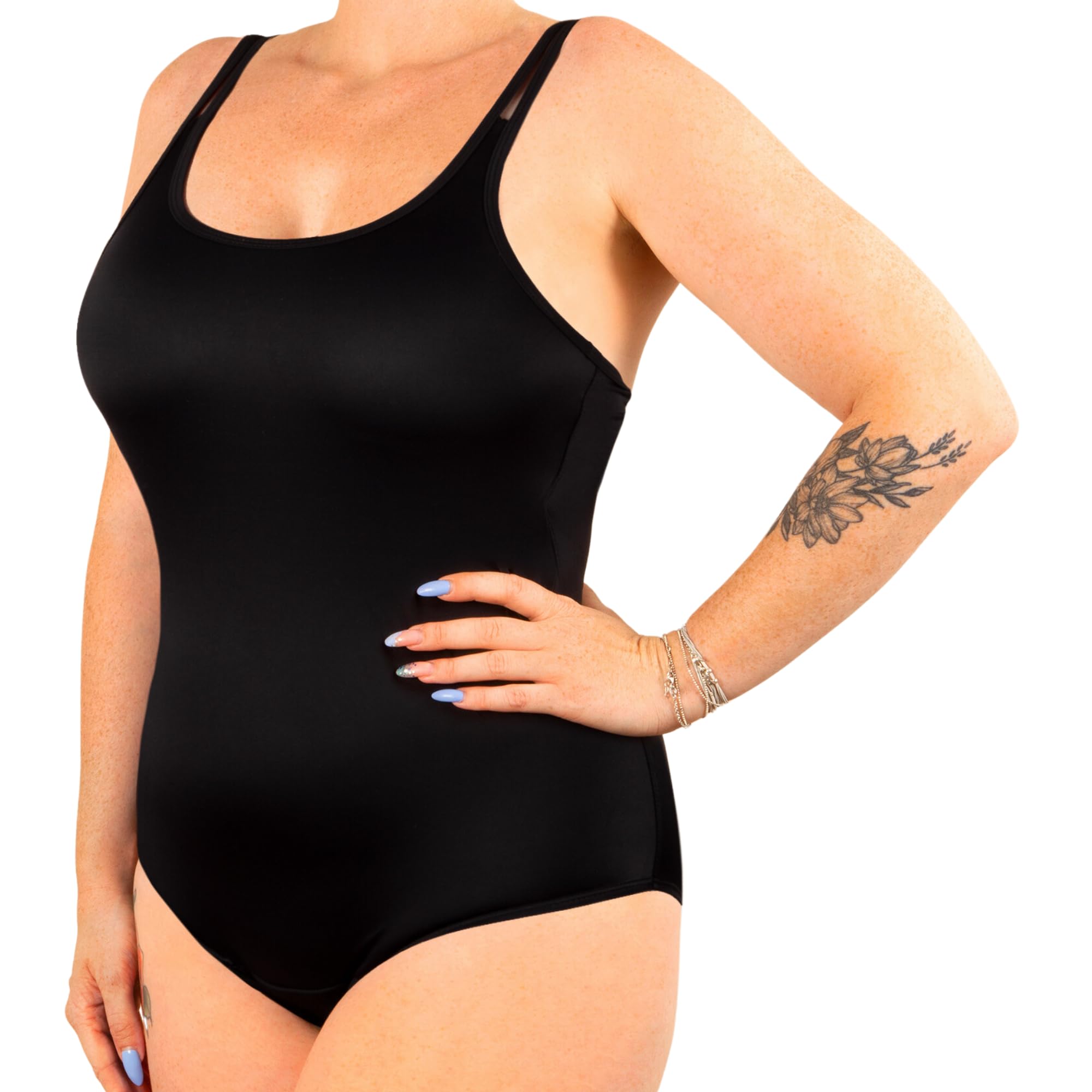 Maillot de Bain Menstruel Une Pièce - Collection Alizée - Hypoallergénique - Taille XS à XXL