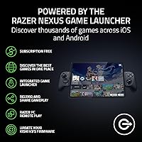 Vista 7 de Razer Kishi V3 Pro XL Gaming Controller for iPad & Android Tablets up to 13": Full Sized TMR Thumbsticks - Dual Back Buttons - Wired & Remote Play