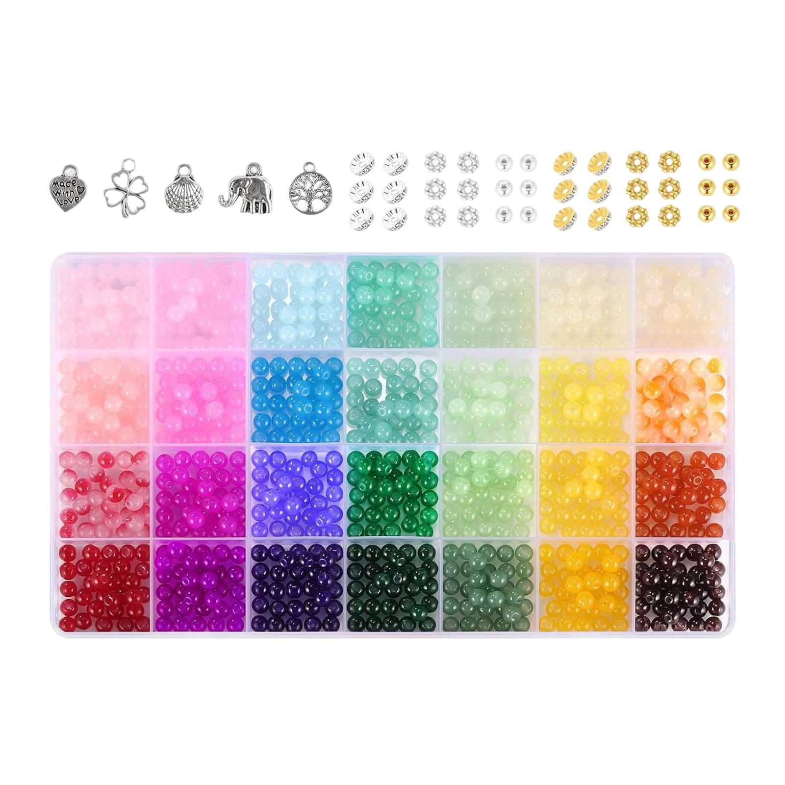 Kit de fabricación de pulseras de cuentas y accesorio de joyería DIY 8