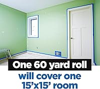 Vista 7 de ScotchBlue Original Multi-Surface Painters Tape, 1 Inch Wide (0.94 In. x 60 Yds), 9 Rolls, Blue Paint Tape Protects Surfaces and Removes Easily