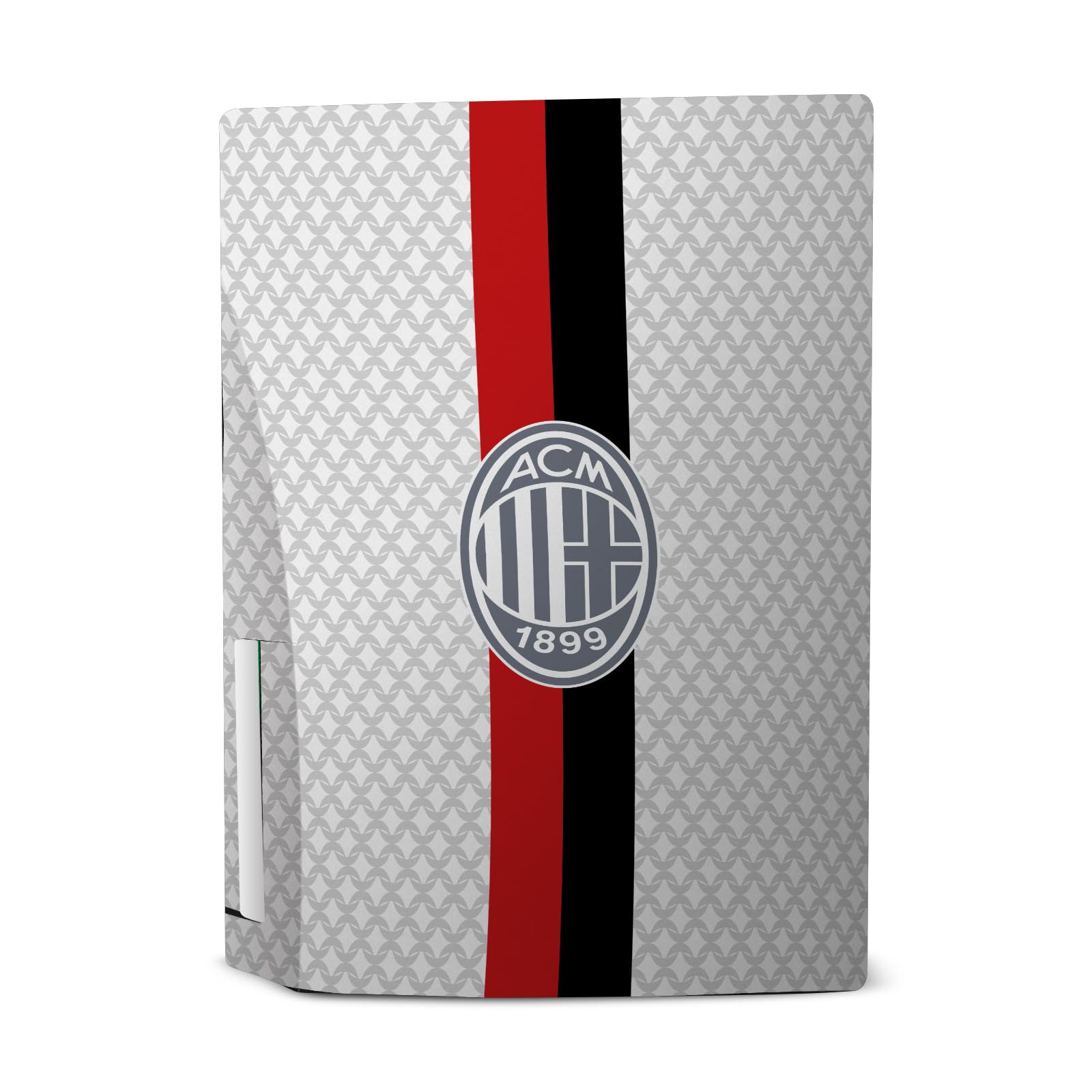 Head Case Designs sous Licence Officielle AC Milan Away Kit D'écusson 2023/24 Vinyle Plaque Frontale Autocollant De Jeu Peau Compatible avec Sony PlayStation 5 PS5 Disc Console & DualSense Controller