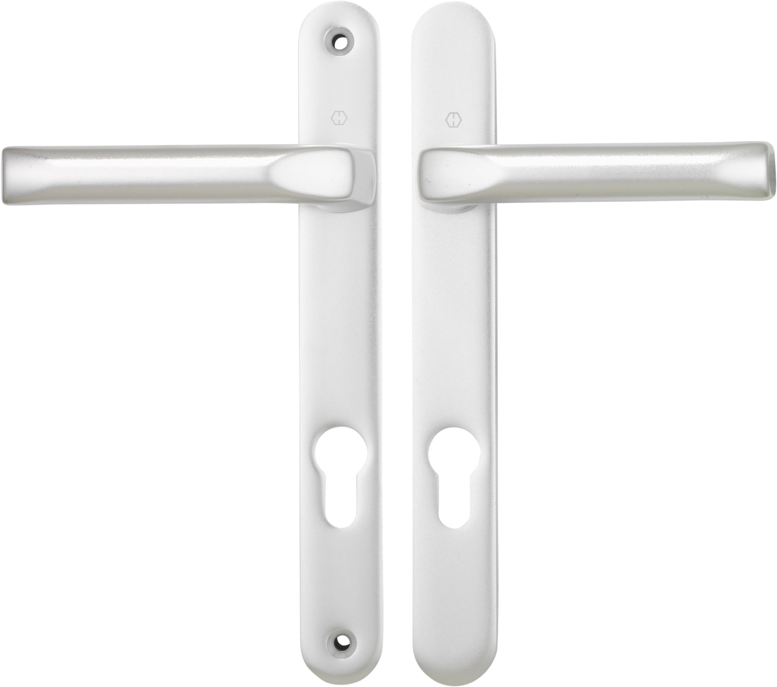 Hoppe Asgard Centres/Pz: 92Mm Screw Centres: 203Mm Backplate: 230Mm X 28Mm - White