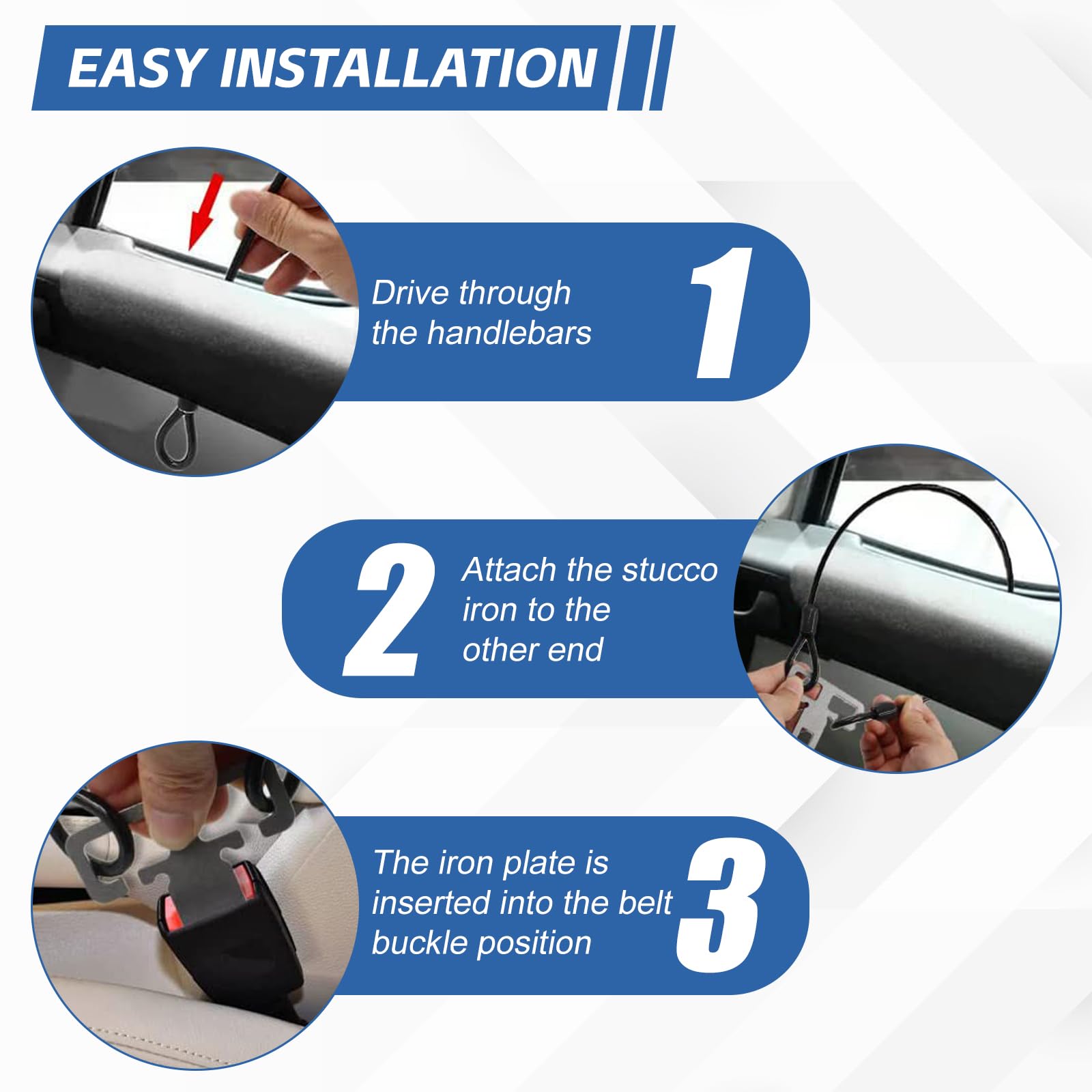 2 Pcs Protection Antivol Camping, Accessoires Antivol Camping, Protection Anti-effraction pour Caravanes, Camping-cars, Camionnettes, Véhicules Utilitaires