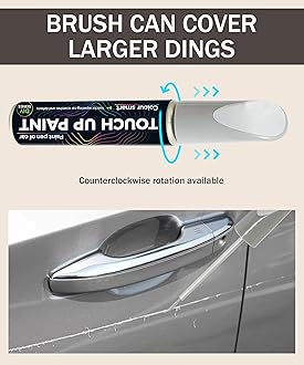 Paint Pen,Touch Up Paint Pen,Car Accessories,Erase Car Scratches,Car Paint,Car Paint Scratch Repair,Touch Up Paint for Cars,Car Scratch Remover Pen,Quick and Easy Car Scratch Repair (Silver)