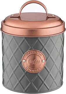 Typhoon Henrik Coffee Canister, 1 L, Copper 10.5 x 10.5 x 19 cm