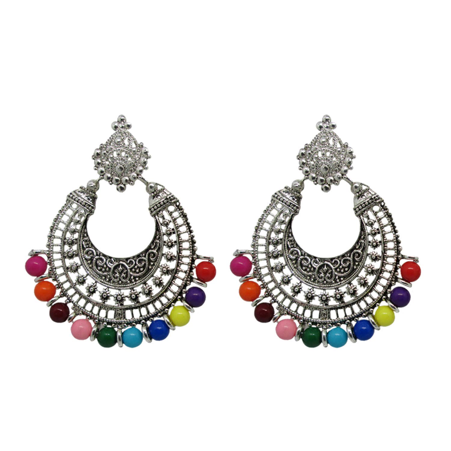 SRB CREATIONS Earrings for women, Jhumka, artificial earrings, 1 Pair Silver Color (B07R1WJZVX) Amazon Price History, Amazon Price Tracker