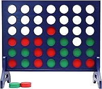 Vista 76 de Tailgating Pros Cuatro en una fila de color azul marino premium con funda de transporte - Juego de patio al aire libre de gran tamaño Jumbo