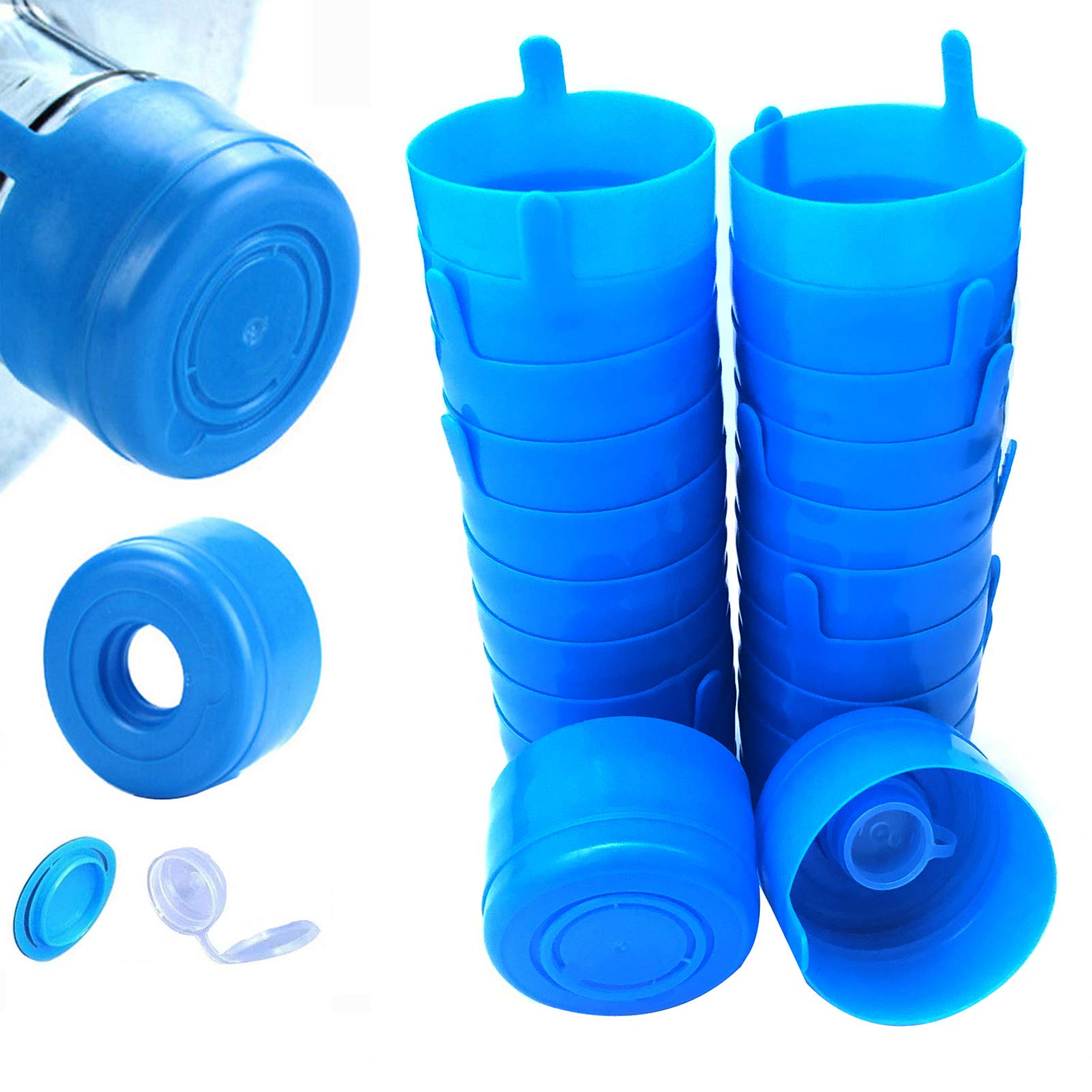 ONESWI3 & 5 Gallon Water Jug Cap Replacement Non Spill Bottle Caps, 5 Pack Water Jug Caps, Water Bottle Caps …