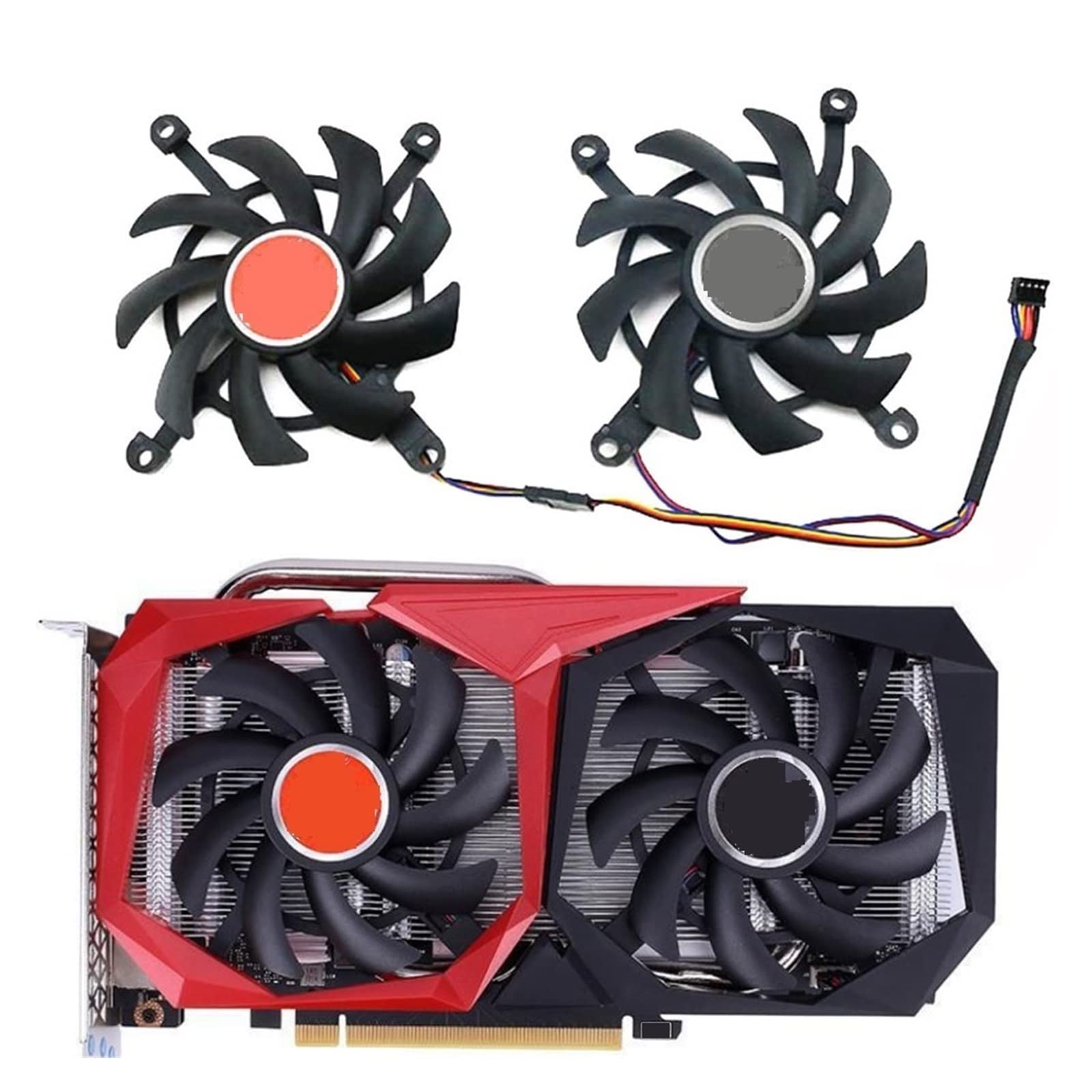 ファングッズ Q Amazon.co.jp: MAHIE 新しい 85MM 4PIN RTX 2060 GPU ファン