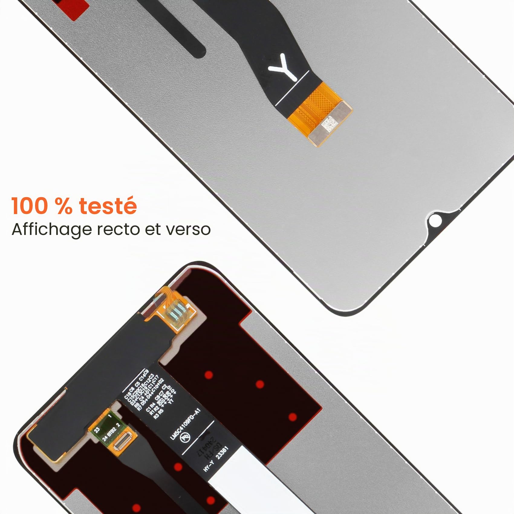 AGCUT Écran LCD pour Redmi A3 LCD Display pour Xiaomi Redmi A3 23129RN51X Écran de Rechange Replacement Tactile Digitizer Assemblée avec Réparation Outils (Noir sans Cadre)