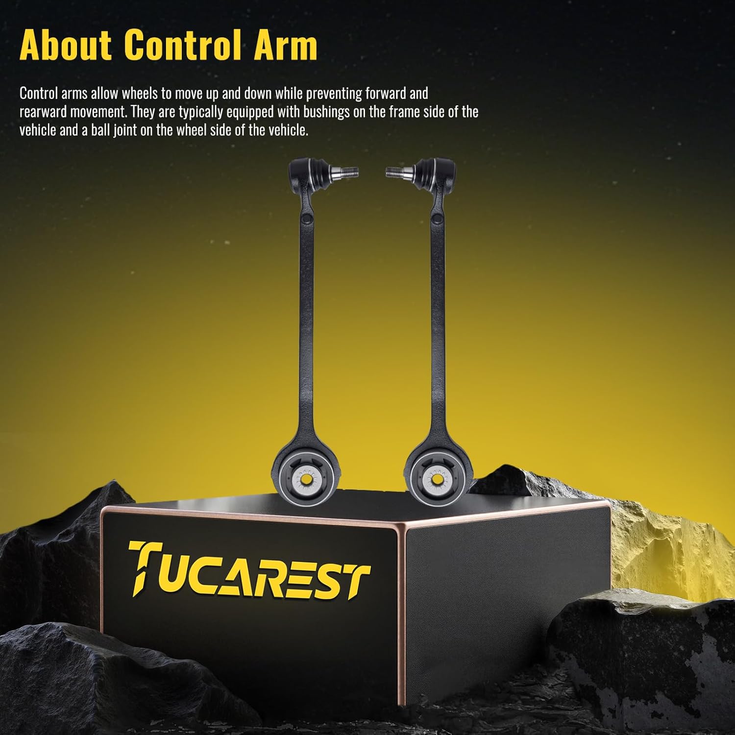 TUCAREST 2Pcs K622224 K622225 (For RWD) Front Lower Forward Control Arm and Ball Joint Assembly Compatible With 2011-2019 Ch-rysler 300 /Do-dge Challenger Charger (w/3.6L And 5.7L) Suspension