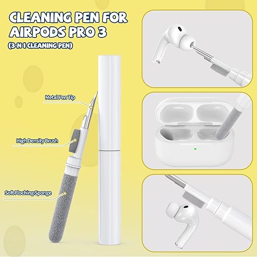 Miniatura 6 de Estuche lindo para AirPods Pro 3 (2025) Divertido con personajes de anime kawaii de dibujos animados 3D geniales Funda de silicona compatible con