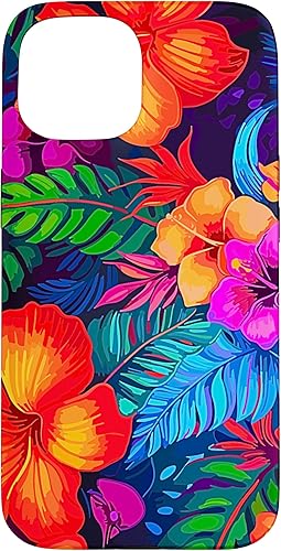 Miniatura 10 de iPhone XR Hawaii Hibiscus Flowers Tropical Summer Palm Floral Case