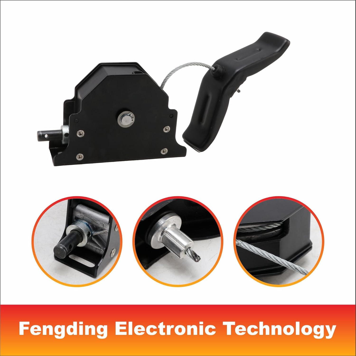 LC159056/159056 Spare Tire Hoist, Spare Tire Winch Carrier, Compatible with RVs Trailers Trucks Motorhomes, Spare Tyre Holder with Offset Cable, Spare Wheel Towing Winch, Spare Tire Lift Assembly