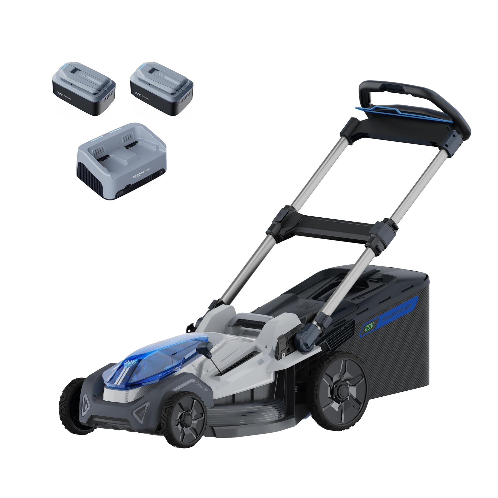 KraftSense 80V 21 Self-Propelled Mower
