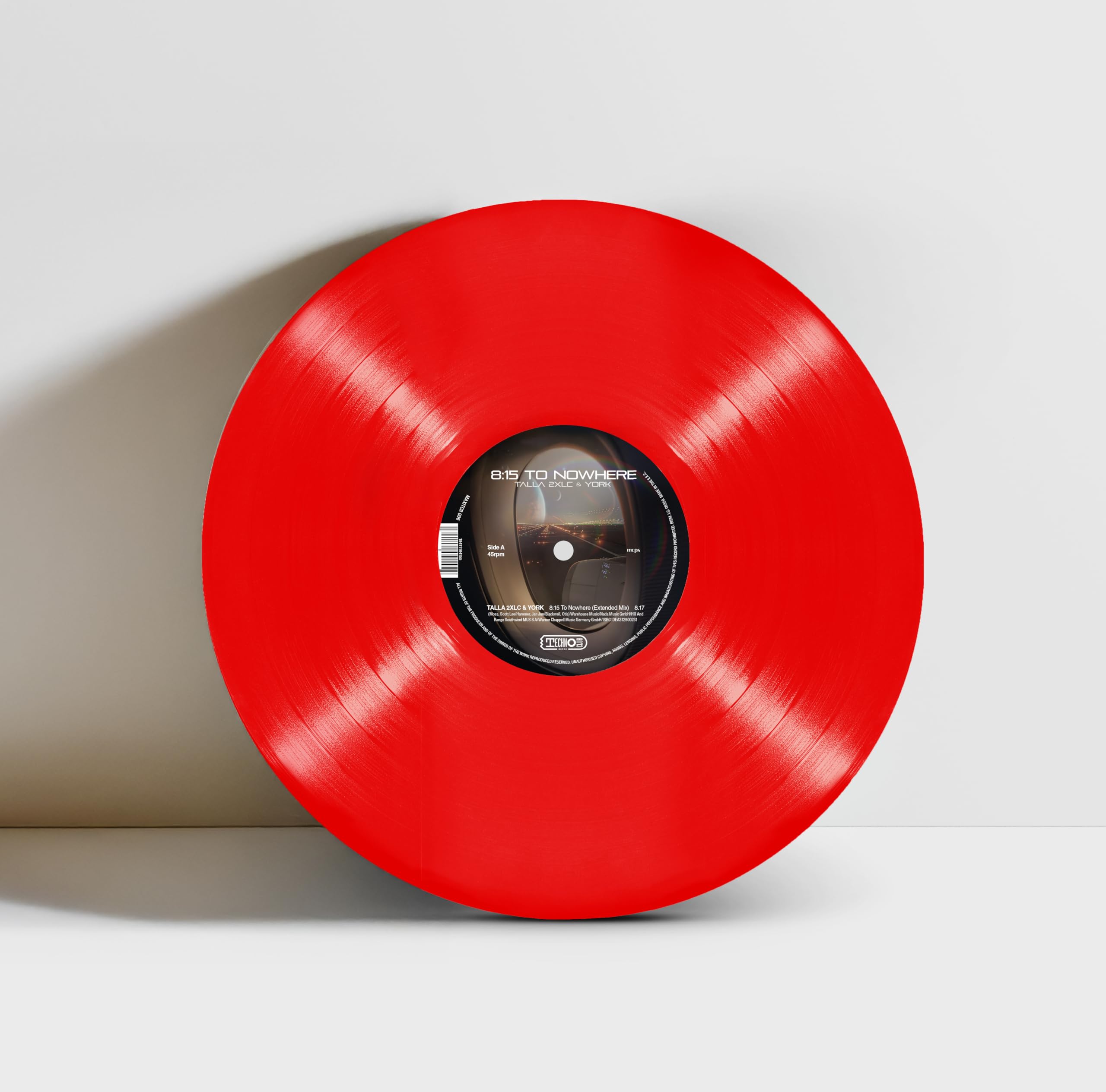 TALLA 2XLC/YORK - 8:15 To Nowhere - Vinyl (translucent red vinyl 12"")