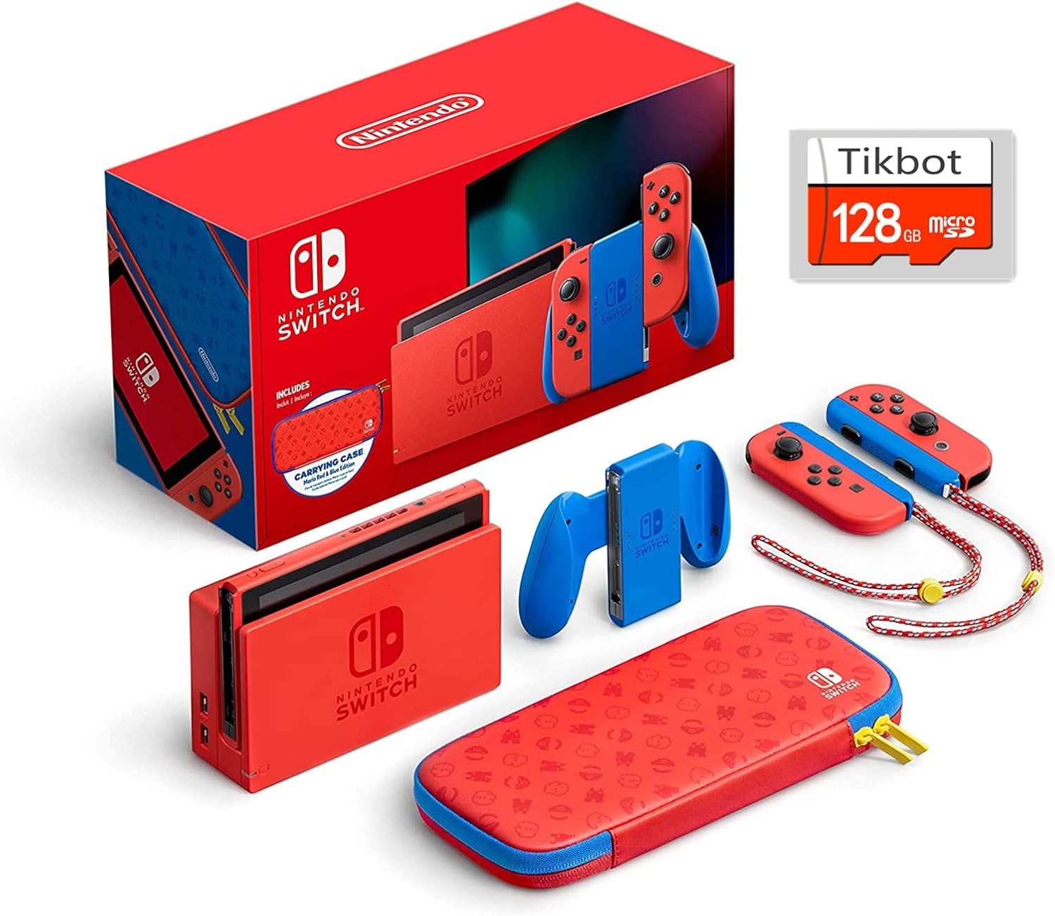 128GB Micro SD Card for Switch Mario Red Blue Greece Ubuy