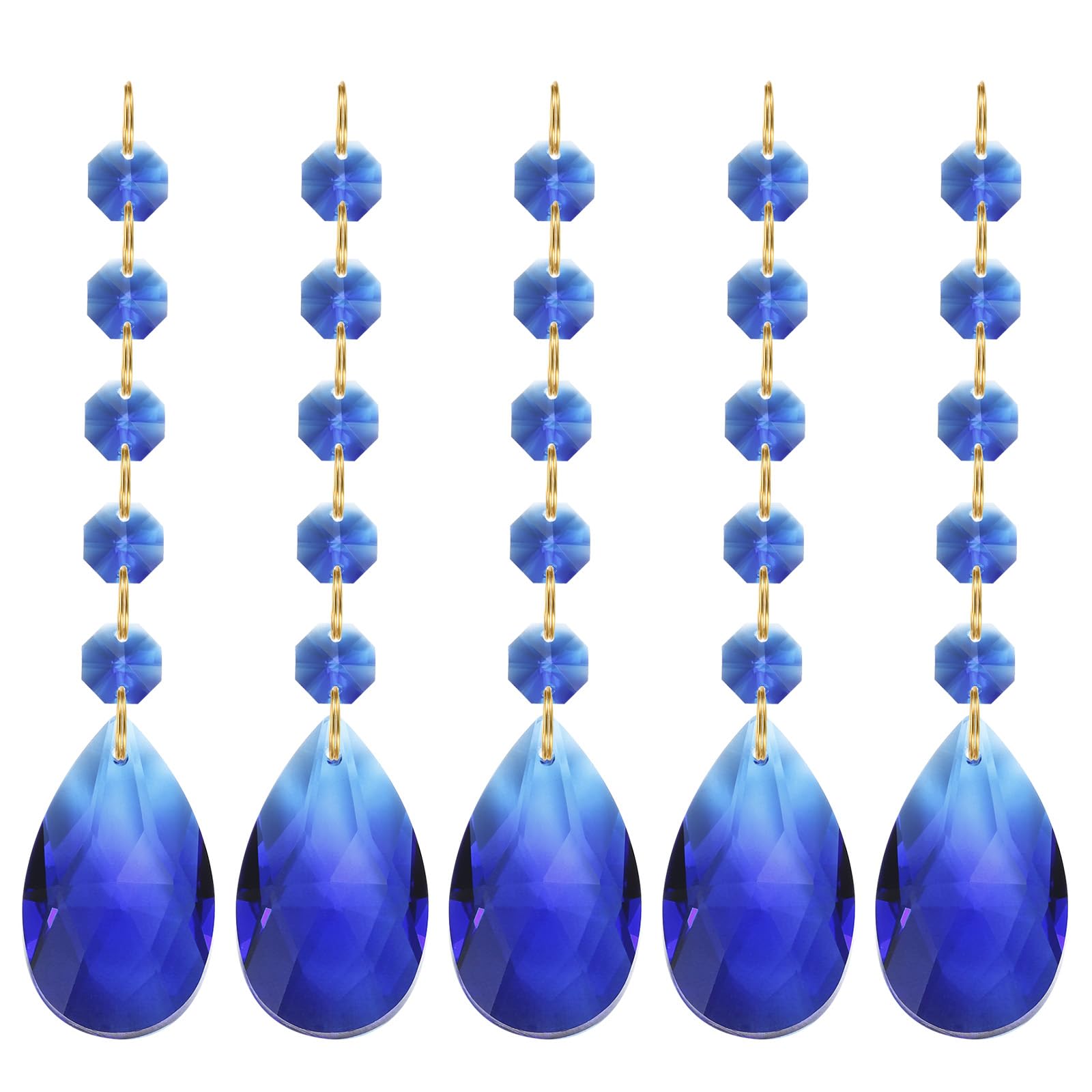 PATIKIL Teardrop Crystal Chandelier Pendants Beads
