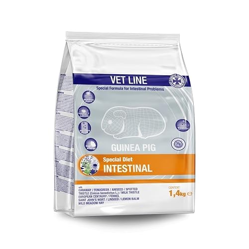 CUNIPIC Pienso para Cobaya Vetline Intestinal, Alimento Completo 1,40 kg
