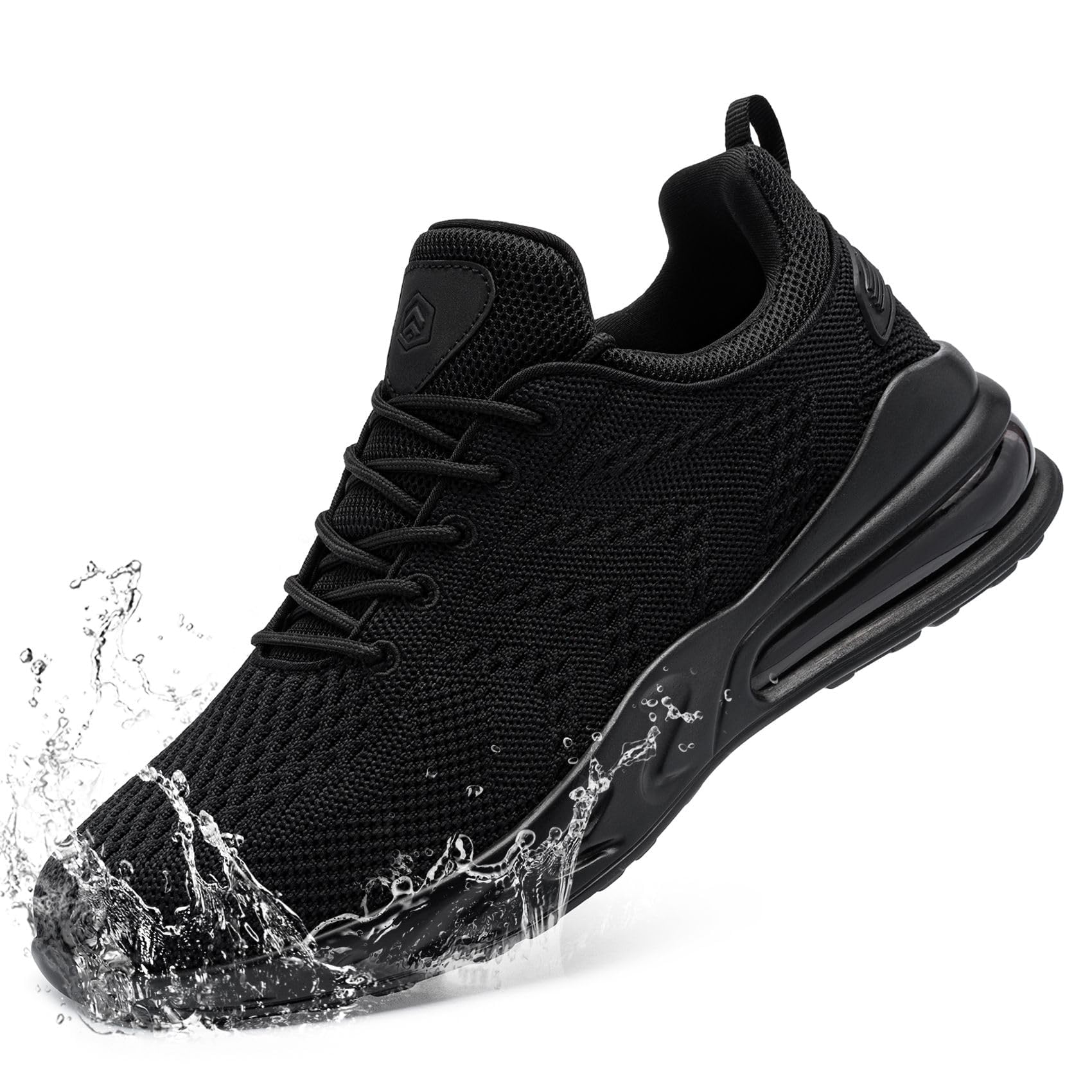 LARNMERN Men's Running Shoes Hiking Shoes Waterproof Sports Gym Trekking Lightweight Running Breathable Casual Sneakers
