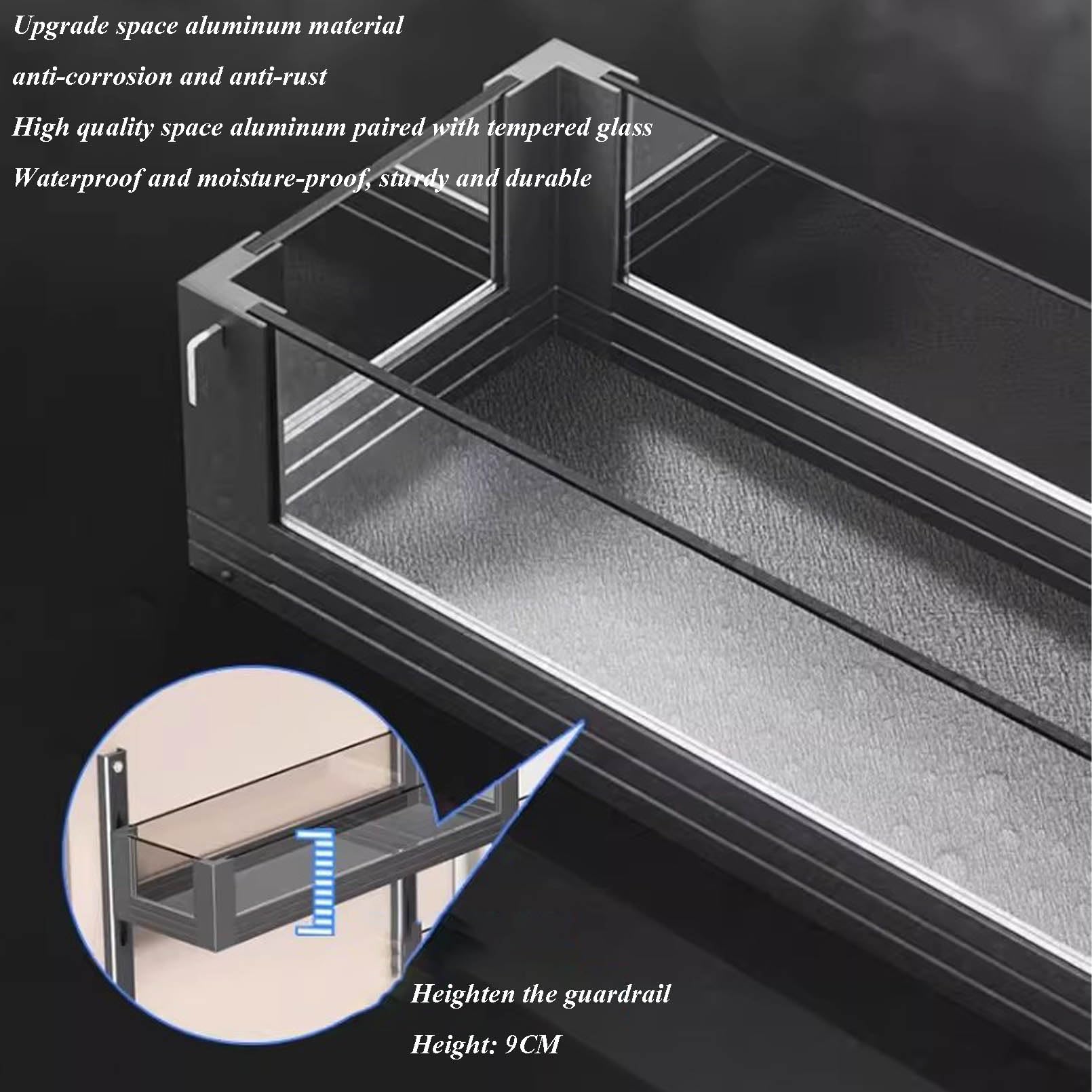 Gabinete extraíble, cesta extraíble de movimiento sincronizado con cesta extraíble para cocina, baño, despensa, armario alto ajustable, 3 capas, armarios de 3 capas de 500 mm