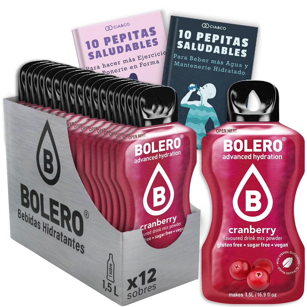 24 x Bebida Bolero COLA Hidratante Sin Azucar (24x9 grs) + 30 Pepitas Saludables para una vida más sana by Cia&Co — view 213