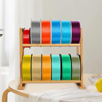 3d Printer Filament Storage Rack 2-Tier Desk Tabletop Organization