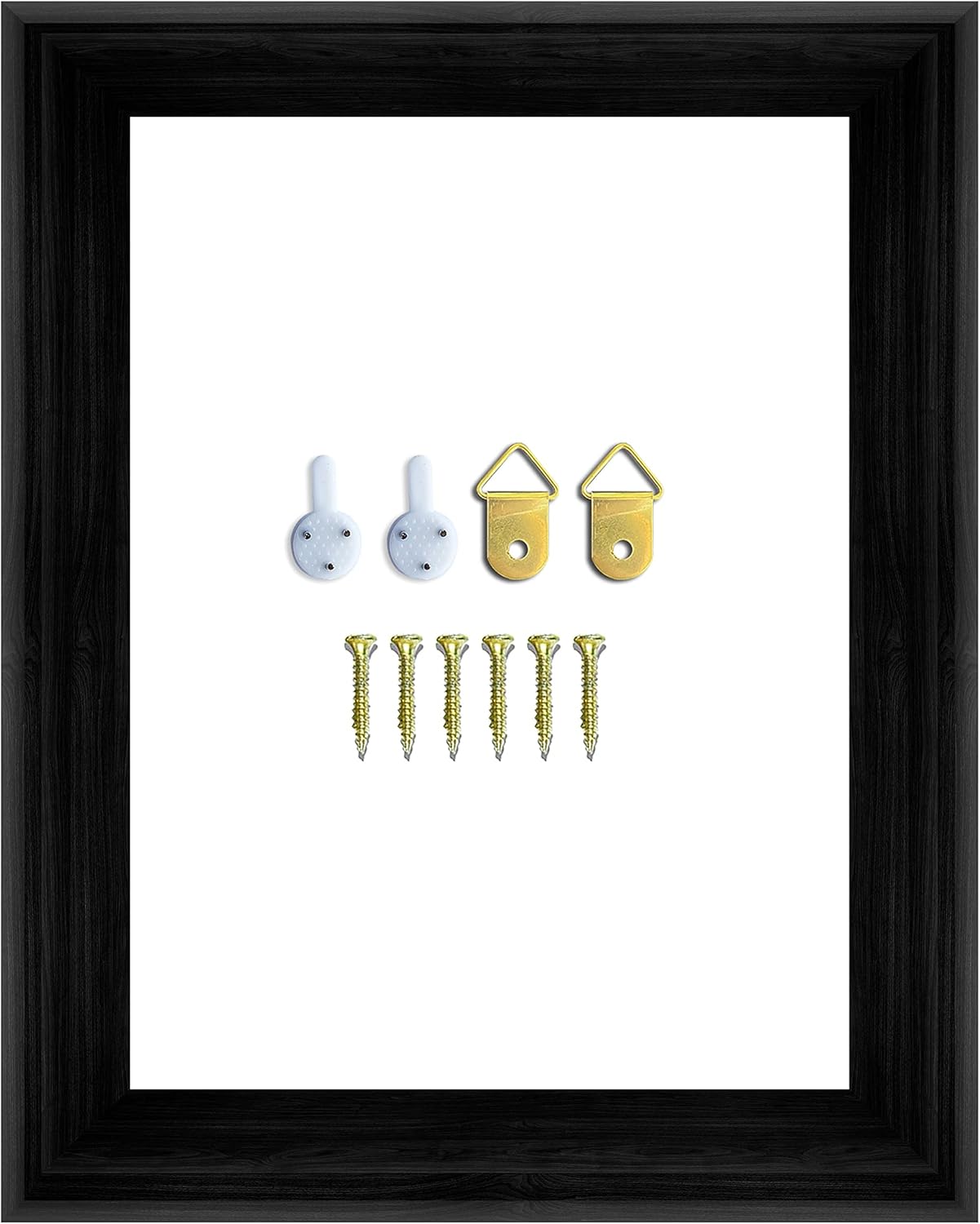 DIY Canvas Floater Frames for Canvas Paintings, 1.25" Deep Floating Frame for Finished Canvases (Black 20x20 inches)