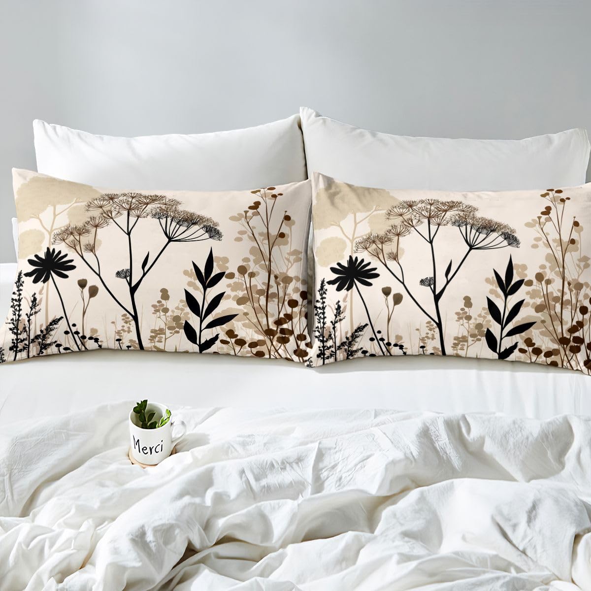 Homemissing Wildflower Bettwäsche Set 155x220cm Erwachsene Kinder Jungen