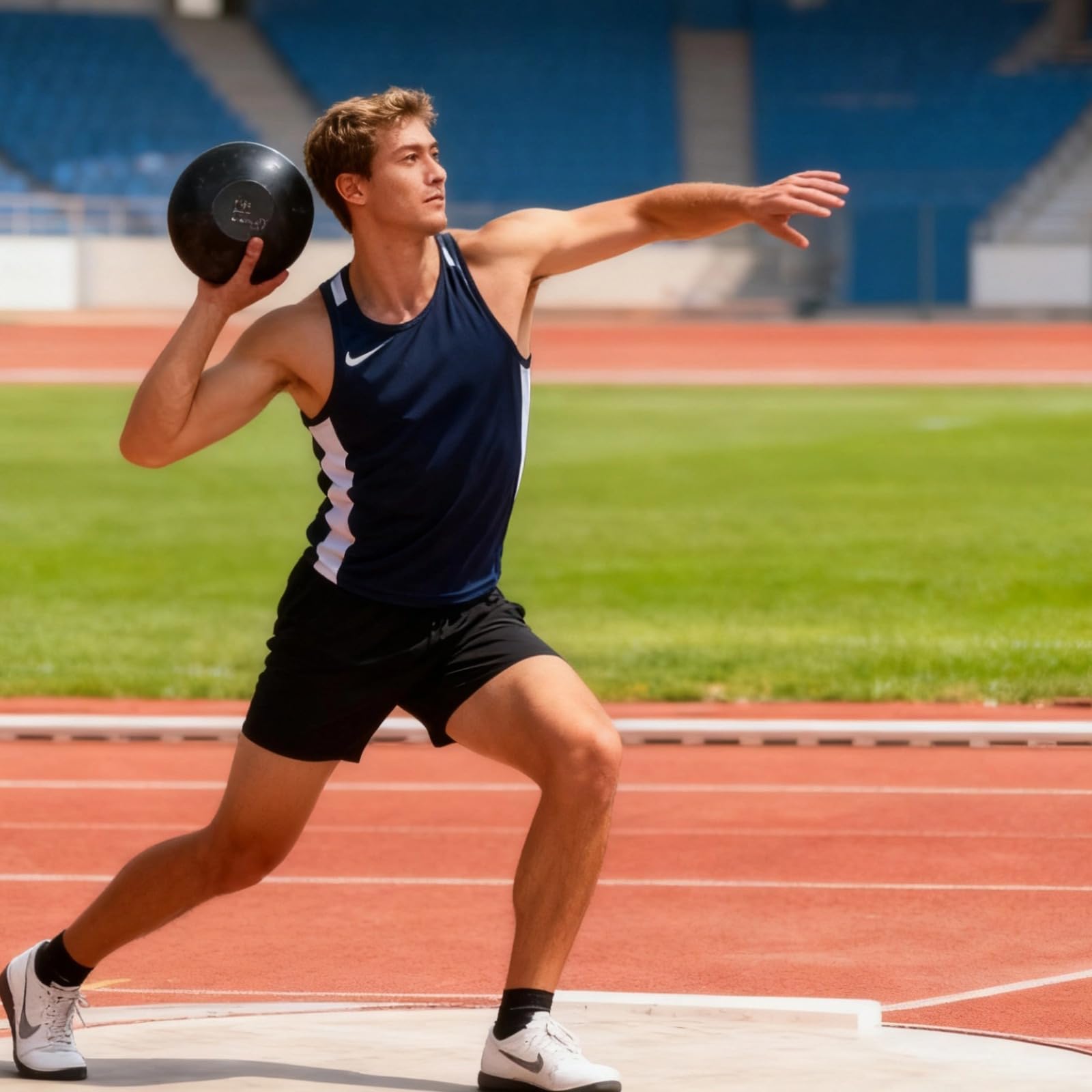 Leichtathletik, Gummi-Training, 1 kg/1,5 kg/2 kg, niedrige Drehung, bequemer Griff, für alle Niveaus