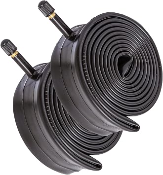 Bike Tube, Schrader Valve 32mm, Black Rubber, Compatible with tire 20/24/26 Inch, Width 1.75/1.95/2.0/2.10/2.125 Bicycle Tires