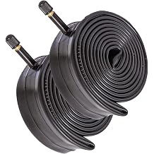 Bike Tube, Schrader Valve 32mm, Black Rubber, Compatible with tire 20/24/26 Inch, Width 1.75/1.95/2.0/2.10/2.125 Bicycle Tires
