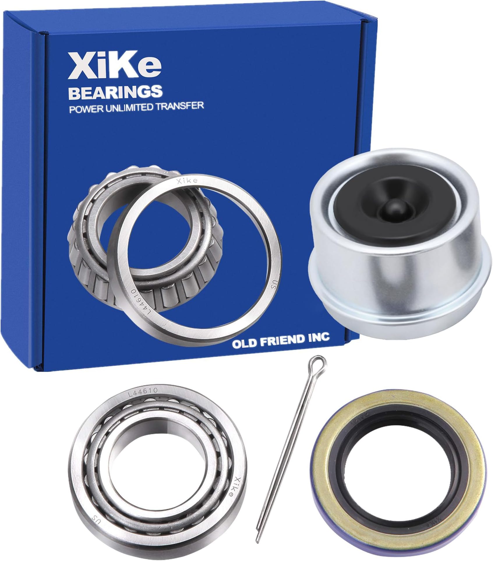XiKe 2 Set Fits for 1'' Axles Trailer Wheel Hub Bearings